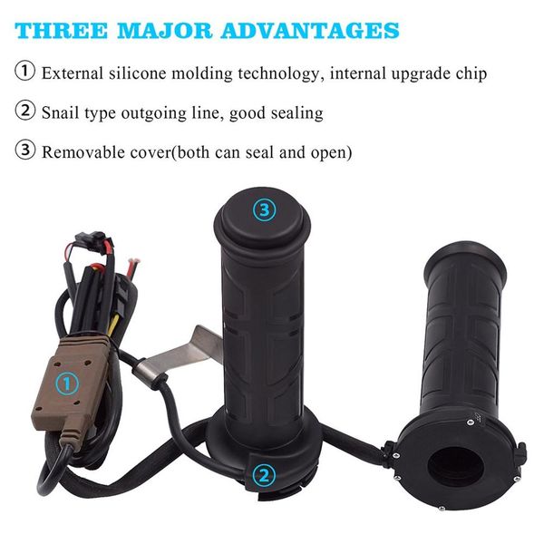 new cs-095b1 12v adjustable temperature modified handle winter motorcycle electric heating handle seal waterproof
new cs-095b1 12v adjustable temperature modified handle winter motorcycle electric heating handle seal waterproof