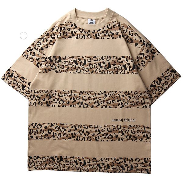 retro vintage t shirt leopard print striped men hip hop oversize tshirt streetwear summer t-shirt short sleeve cotton, White;black
retro vintage t shirt leopard print striped men hip hop oversize tshirt streetwear summer t-shirt short sleeve cotton, White;black