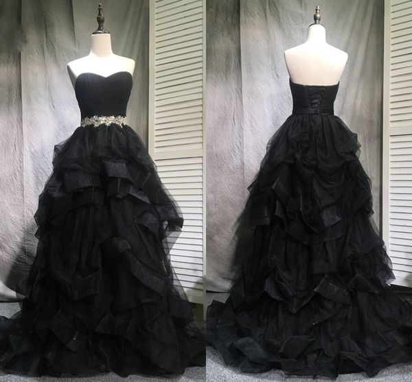 black ruffles pleated quinceaner prom dresses party 2019 strapless lace-up evening formal dress pageant robes de soiree graduation dress
black ruffles pleated quinceaner prom dresses party 2019 strapless lace-up evening formal dress pageant robes de soiree graduation dress