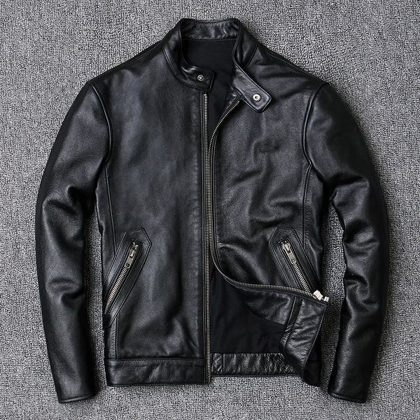 cowhide sheepskin motorcycle genuine leather jacket men real leather jacket motorcycle clothes spring and autumn
cowhide sheepskin motorcycle genuine leather jacket men real leather jacket motorcycle clothes spring and autumn