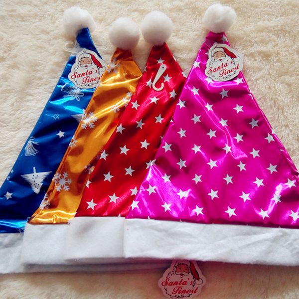 1pc christmas santa claus hats gold blue fushia caps for and children xmas new year's gifts home party supplies
1pc christmas santa claus hats gold blue fushia caps for and children xmas new year's gifts home party supplies