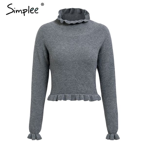 women's sweaters simplee ruffle knitted sweater female butterfly sleeve winter 2021 slim fit pullover streetwear jumper pull femme pepl, White;black
women's sweaters simplee ruffle knitted sweater female butterfly sleeve winter 2021 slim fit pullover streetwear jumper pull femme pepl, White;black