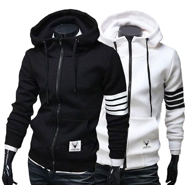 new fashion men hoodies brand patchwork leisure hoodie sweatshirts men casual zipper hooded jackets male hoody moletom harajuku, Black
new fashion men hoodies brand patchwork leisure hoodie sweatshirts men casual zipper hooded jackets male hoody moletom harajuku, Black