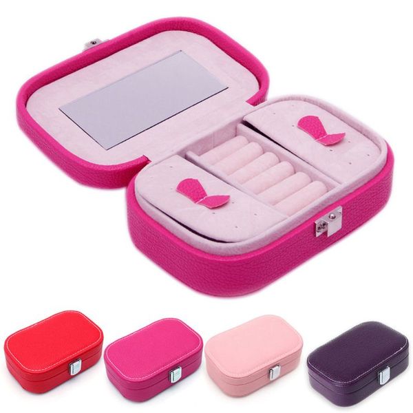 4 color portable square jewelry organizer mirror storage box leather dressing case, Pink;blue
4 color portable square jewelry organizer mirror storage box leather dressing case, Pink;blue