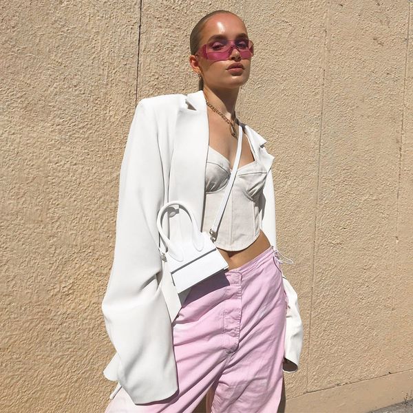 casual double breasted blazer long sleeve jacket women loose coat 2020 autumn winter female streetwear over size plus clothes, White;black
casual double breasted blazer long sleeve jacket women loose coat 2020 autumn winter female streetwear over size plus clothes, White;black