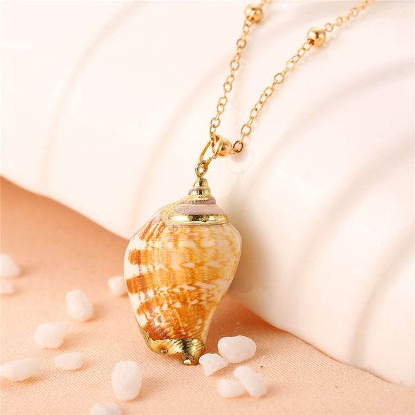 sea shell pendant necklace for women, Golden;silver
sea shell pendant necklace for women, Golden;silver