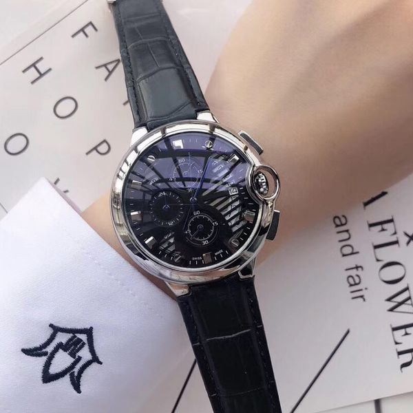 wristwatches working for sub-dials quality sports watches all men's quartz watch leather strap satch men high gift fkmrq, Slivery;brown
wristwatches working for sub-dials quality sports watches all men's quartz watch leather strap satch men high gift fkmrq, Slivery;brown
