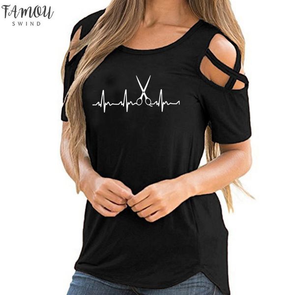 summer brand clothing hairdresser t shirts women cool hair printed shoulder vintage cotton barber t shirts top, White
summer brand clothing hairdresser t shirts women cool hair printed shoulder vintage cotton barber t shirts top, White