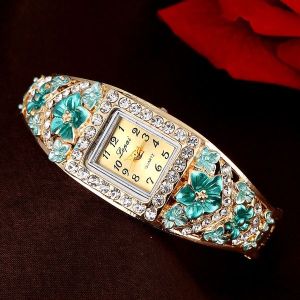 square lvpai watches fashion casual women bracelet watch alloy flowers diamond wrist watches dress quartz watch, Slivery;brown
square lvpai watches fashion casual women bracelet watch alloy flowers diamond wrist watches dress quartz watch, Slivery;brown