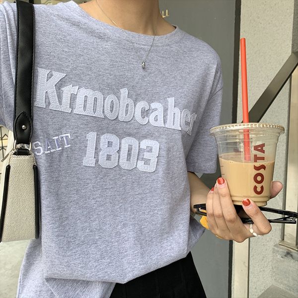 huang bo heavy industry cloth letter embroidery pullover short-sleeved t-shirt women 2020 loose pullover t81963, White
huang bo heavy industry cloth letter embroidery pullover short-sleeved t-shirt women 2020 loose pullover t81963, White
