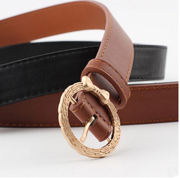 autumn and winter new personality ladies bow round buckle belt pu students retro wild belt female, Black;brown
autumn and winter new personality ladies bow round buckle belt pu students retro wild belt female, Black;brown