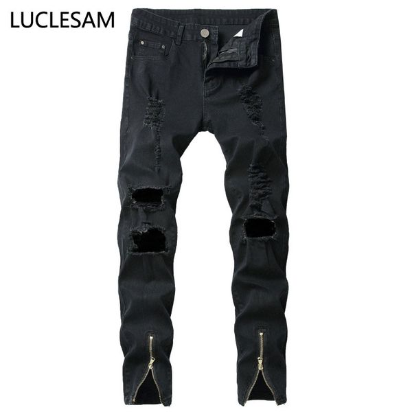skinny destroyed big hole jeans men casual slim fit mens pencil denim pants with zipper 2020 elastic hip hop fashion biker jeans, Blue
skinny destroyed big hole jeans men casual slim fit mens pencil denim pants with zipper 2020 elastic hip hop fashion biker jeans, Blue