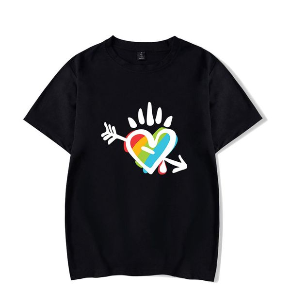 lgbt printed short sleeved tshirt summer fashion round neck loose casual tees designer mens women clothing, White;black
lgbt printed short sleeved tshirt summer fashion round neck loose casual tees designer mens women clothing, White;black