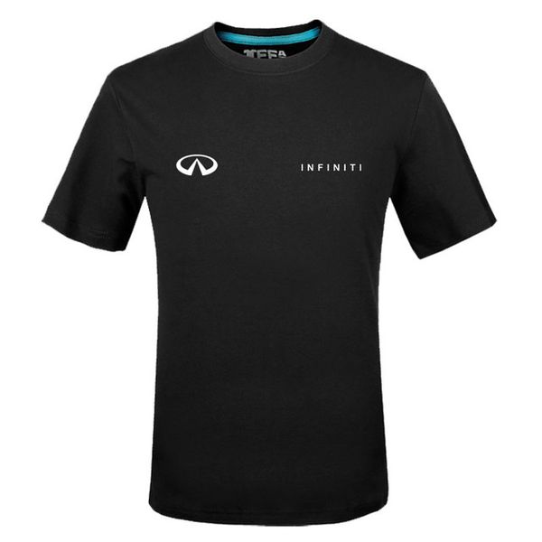 summer cotton t-shirts infiniti logo t shirts short sleeve slim fit fashion & tees male clothing f