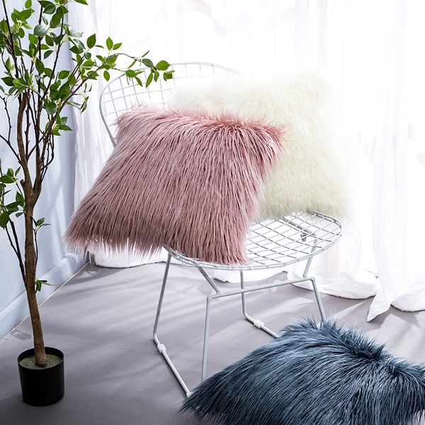 pillow cushion sofa bed head nordic ins korean long hair imitation hair pillowcase with core sofa cushion 45x45cm
pillow cushion sofa bed head nordic ins korean long hair imitation hair pillowcase with core sofa cushion 45x45cm