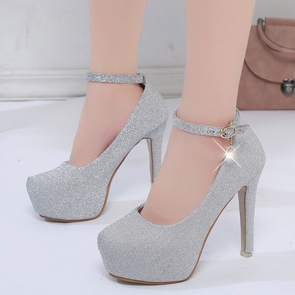 classic women pumps silver high heels white wedding shoes rhinestone shoes fashion dress, Black
classic women pumps silver high heels white wedding shoes rhinestone shoes fashion dress, Black