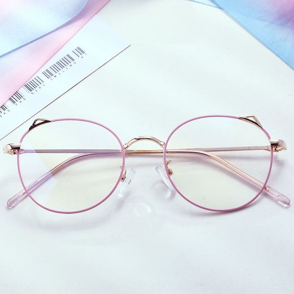 tiktok female student cat myopia ear plain glasses non-degree anti-blue light anti-radiation myopia glasses, Silver
tiktok female student cat myopia ear plain glasses non-degree anti-blue light anti-radiation myopia glasses, Silver