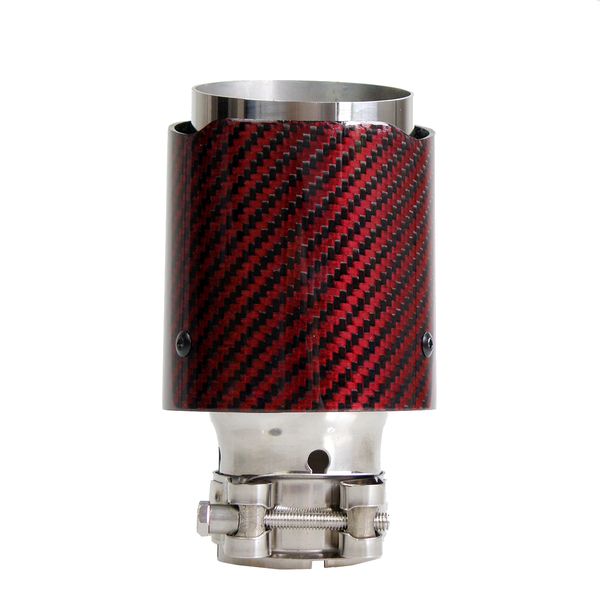 4" outlet glossy red twill carbon fiber exhaust pipe straight edge muffler tips outlet 101mm
4" outlet glossy red twill carbon fiber exhaust pipe straight edge muffler tips outlet 101mm