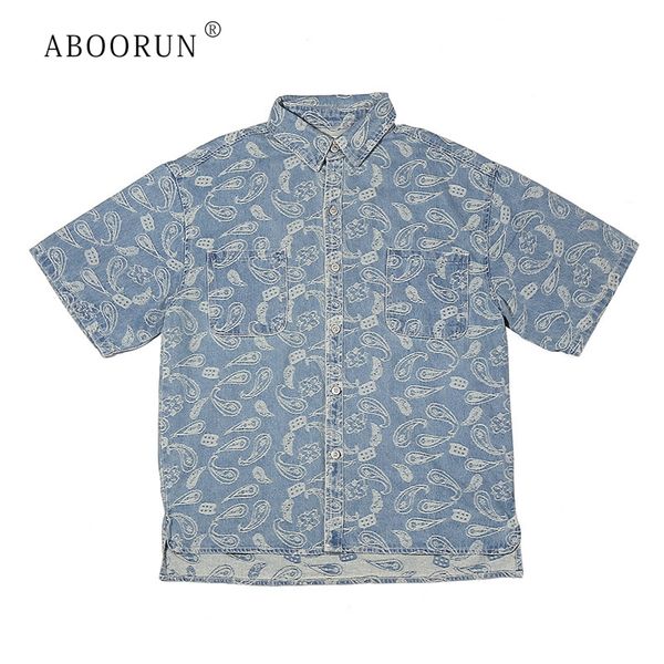 aboorun men's fashion denim shirts cashew flowers embroidery jeans shirts summer brand for male, White;black
aboorun men's fashion denim shirts cashew flowers embroidery jeans shirts summer brand for male, White;black