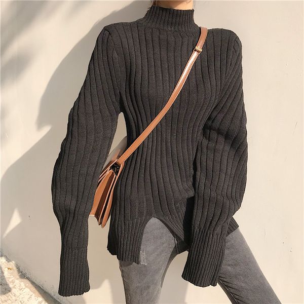 gruiiceen casual solid color зимний свитер женщины моды асимметричный split длинный рукав, пуловеры top, White;black
gruiiceen casual solid color зимний свитер женщины моды асимметричный split длинный рукав, пуловеры top, White;black