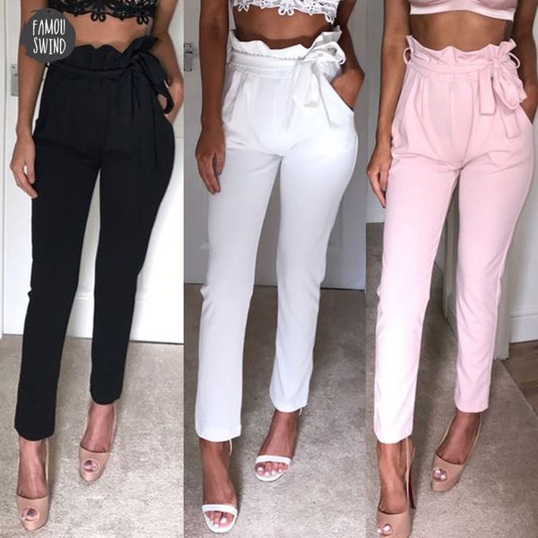 high fashion waist pencil pants women casual elegant pockets pants female solid skinny trousers female bottom pants, Black;white
high fashion waist pencil pants women casual elegant pockets pants female solid skinny trousers female bottom pants, Black;white