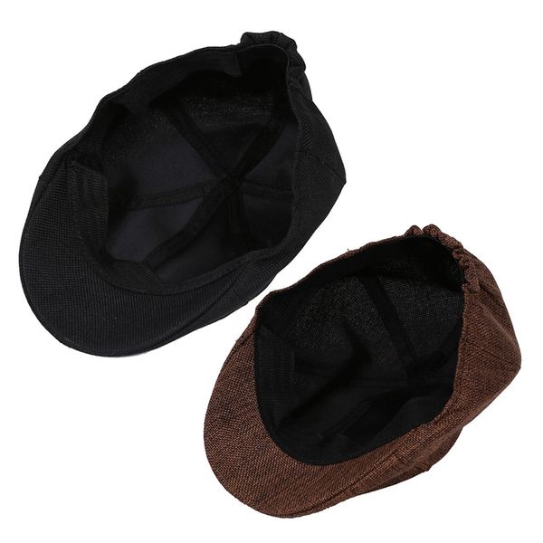 2 pcs solid fluid systems gatsby cap ivy hat golf driving summer sun flat cabbie newsboy, brown & black
2 pcs solid fluid systems gatsby cap ivy hat golf driving summer sun flat cabbie newsboy, brown & black