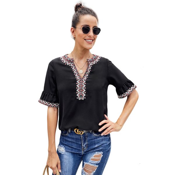 printing shi ying repair the body shirt female 2019v collar half cuff head routine jacket 252063 t shirts, Black
printing shi ying repair the body shirt female 2019v collar half cuff head routine jacket 252063 t shirts, Black