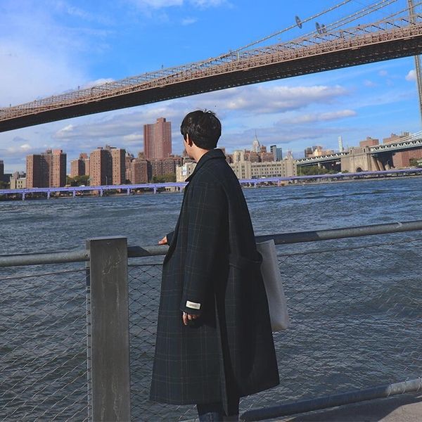 2019 autumn and winter korean version of the lazy loose european and american leisure sports long section woolen coat, Black
2019 autumn and winter korean version of the lazy loose european and american leisure sports long section woolen coat, Black