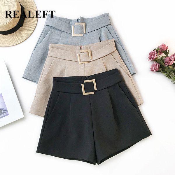 realeft new 2020 summer solid metal button formal shorts high waist chic wide leg shorts korean ol style elegant trousers ladies, White;black
realeft new 2020 summer solid metal button formal shorts high waist chic wide leg shorts korean ol style elegant trousers ladies, White;black