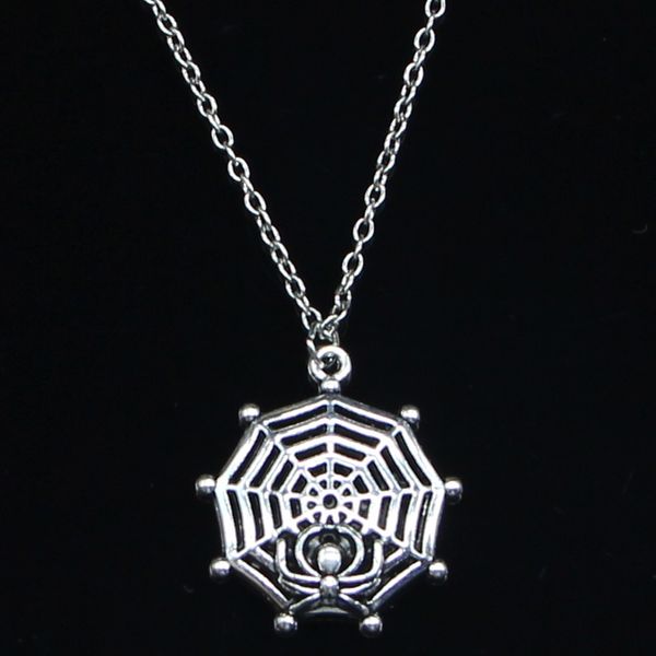 20pcs new fashion necklace 30x27mm spider cowbweb halloween silver pendants short long women men colar gift jewelry choker
20pcs new fashion necklace 30x27mm spider cowbweb halloween silver pendants short long women men colar gift jewelry choker
