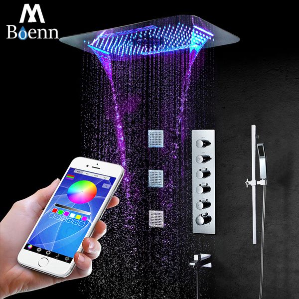 m boenn bathroom led shower head system accessories faucet ceiling stainless steel showerhead thermostatic valve rain shower set
m boenn bathroom led shower head system accessories faucet ceiling stainless steel showerhead thermostatic valve rain shower set
