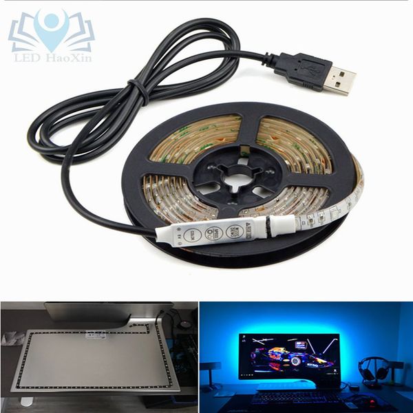 haoxin 5v 50cm 1m 2m 3m 4m 5m usb cable power led strip light lamp smd 3528 christmas desk decor lamp tape for tv background lighting
haoxin 5v 50cm 1m 2m 3m 4m 5m usb cable power led strip light lamp smd 3528 christmas desk decor lamp tape for tv background lighting