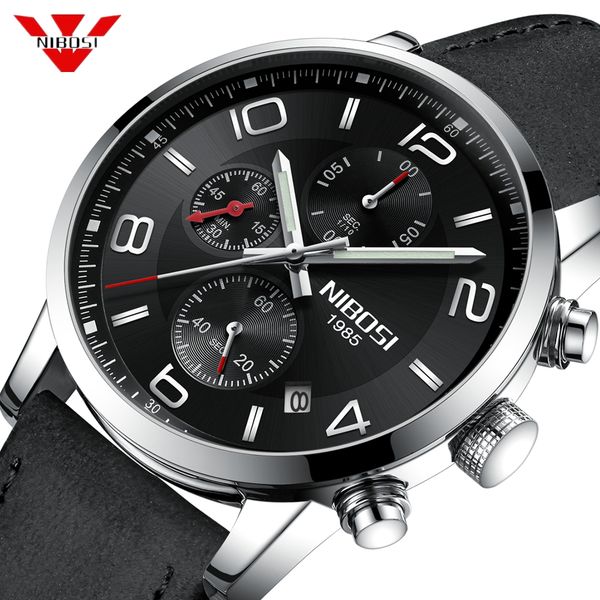 nibosi mens watches brand luxury waterproof 24 hour date quartz watch man leather sport wrist watch men waterproof clock, Slivery;brown
nibosi mens watches brand luxury waterproof 24 hour date quartz watch man leather sport wrist watch men waterproof clock, Slivery;brown