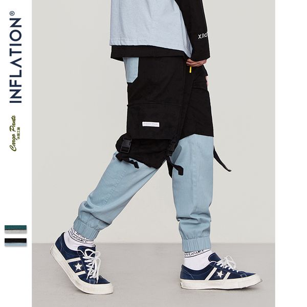inflation 2019 autumn winter cargo pants men pantalon homme hip hop trousers men color stitching multiple pockets 93302w, Black
inflation 2019 autumn winter cargo pants men pantalon homme hip hop trousers men color stitching multiple pockets 93302w, Black