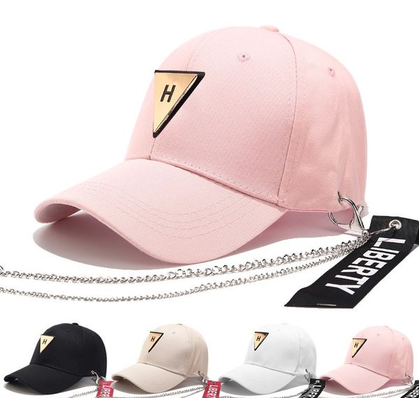 2020 new style triangle logo baseball cap fashion trend simple pure cotton ribbon punk cap outdoor chain sun hat, Blue;gray
2020 new style triangle logo baseball cap fashion trend simple pure cotton ribbon punk cap outdoor chain sun hat, Blue;gray