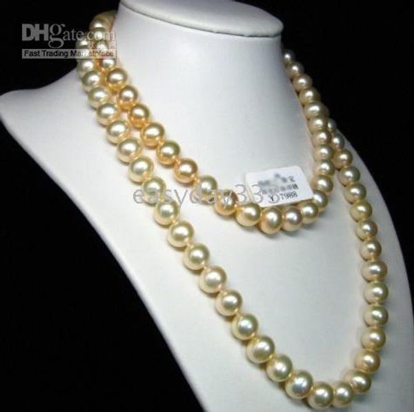 fast real new rare natueal pearls jewelrygold yellow 8-9mm akoya pearls necklace 34inch, Black
fast real new rare natueal pearls jewelrygold yellow 8-9mm akoya pearls necklace 34inch, Black
