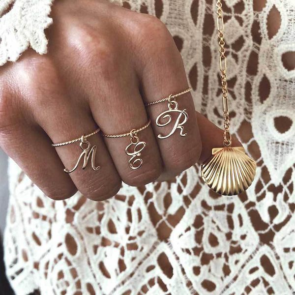 fashion letter rings for women simple gold color music ring female statement party charm jewelry gifts new design, Golden;silver
fashion letter rings for women simple gold color music ring female statement party charm jewelry gifts new design, Golden;silver