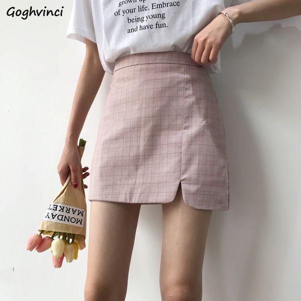 skirts women casual slim pink plaid skirt kawaii high waist mini womens korean style females harajuku all match simple, Black
skirts women casual slim pink plaid skirt kawaii high waist mini womens korean style females harajuku all match simple, Black