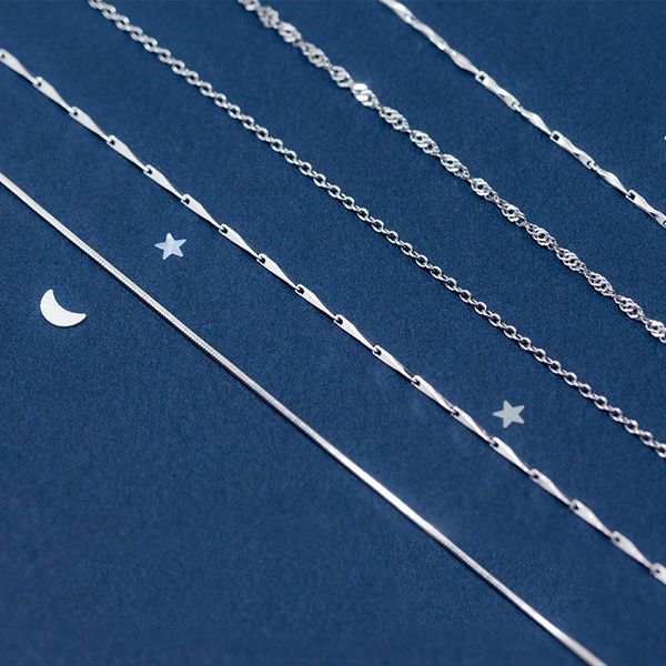 mloveacc classic basic chain 100% 925 sterling silver lobster clasp necklace chain fashion jewelry
mloveacc classic basic chain 100% 925 sterling silver lobster clasp necklace chain fashion jewelry