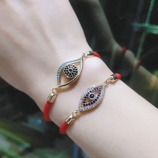 evil eye string bracelet for women zircon blue eye bracelets turkish evil jewelry pulsera de ojo turco gold charm bracelets, Golden;silver
evil eye string bracelet for women zircon blue eye bracelets turkish evil jewelry pulsera de ojo turco gold charm bracelets, Golden;silver