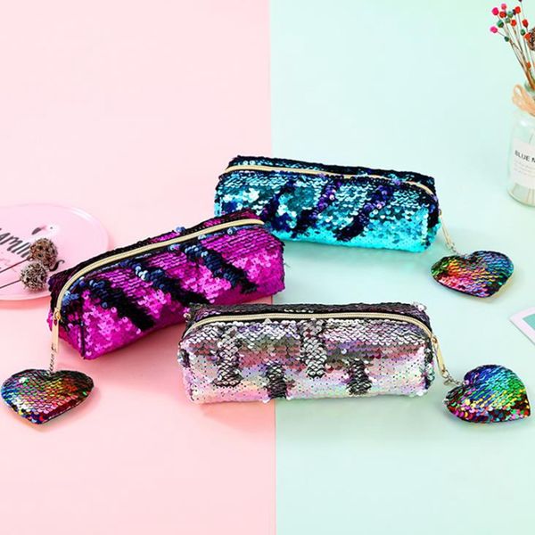 cute pencil case color reversible sequin school supplies bts stationery gift big pencil box pencilcase school tools cases
cute pencil case color reversible sequin school supplies bts stationery gift big pencil box pencilcase school tools cases