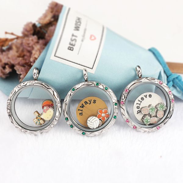 twist floating locket stainless steel 316l living memory stone charms plates storage screw pendant necklace silver with crystals
twist floating locket stainless steel 316l living memory stone charms plates storage screw pendant necklace silver with crystals