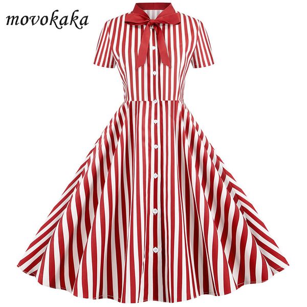 movokaka red striped dress women 2020 party summer dress plus size elegant dresses casual bow single-breasted slim women's, Black;gray
movokaka red striped dress women 2020 party summer dress plus size elegant dresses casual bow single-breasted slim women's, Black;gray