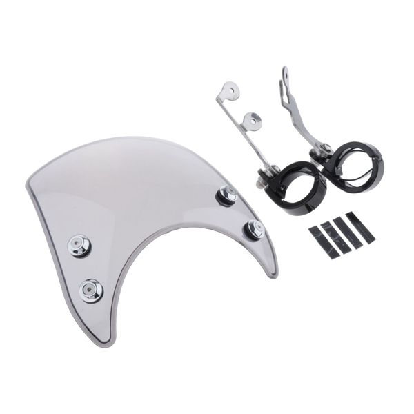plastic windscreen windshield 5 inch headlight fairing panel 39-41mm fork mount for harley sportster xl 883 1200 xl48 72 (smoke
plastic windscreen windshield 5 inch headlight fairing panel 39-41mm fork mount for harley sportster xl 883 1200 xl48 72 (smoke