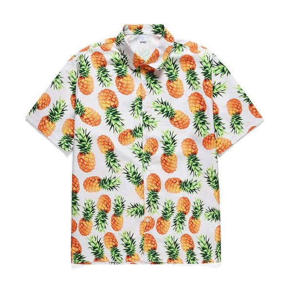 hawaiian shirt tropical summer short sleeve pineapple print shirt men hawaiian loose hip hop button down shirts camisa, White;black
hawaiian shirt tropical summer short sleeve pineapple print shirt men hawaiian loose hip hop button down shirts camisa, White;black