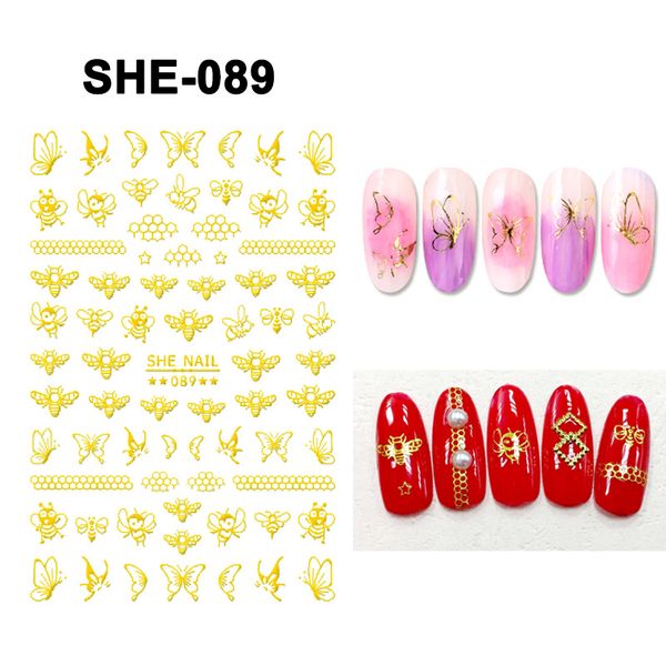 1sheet nail art sticker golden star moon manicure diy decal nail accessories, Black
1sheet nail art sticker golden star moon manicure diy decal nail accessories, Black