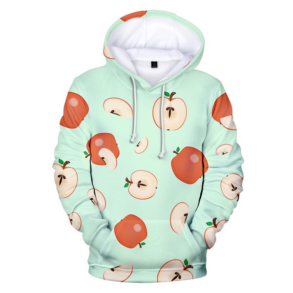 2019 new fashion fruit pattern 3d print fashion leisure hooded sweatshirt men/women casual hip hop harajuku hooded clothes, Black
2019 new fashion fruit pattern 3d print fashion leisure hooded sweatshirt men/women casual hip hop harajuku hooded clothes, Black