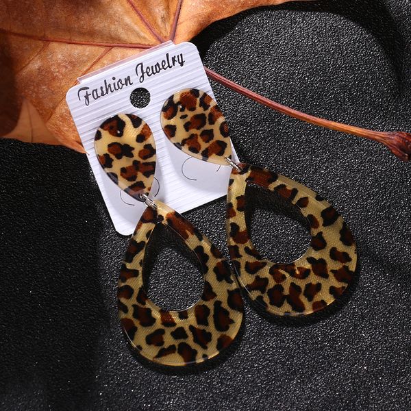 new vintage boho statement pendant jewelry acrylic leopard print drop dangle long earrings geometric women exaggeration earrings, Silver
new vintage boho statement pendant jewelry acrylic leopard print drop dangle long earrings geometric women exaggeration earrings, Silver