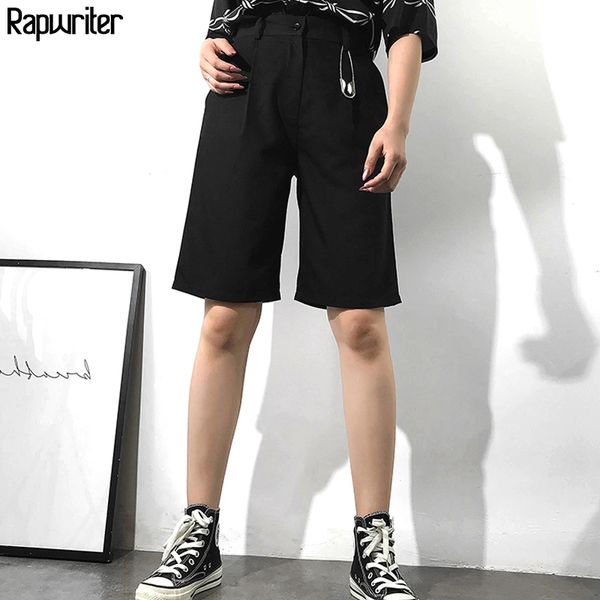 rapwriter fashion solid straight black shorts women pocket 2019 summer streetwear ladies short feminino high waist shorts button, White;black
rapwriter fashion solid straight black shorts women pocket 2019 summer streetwear ladies short feminino high waist shorts button, White;black