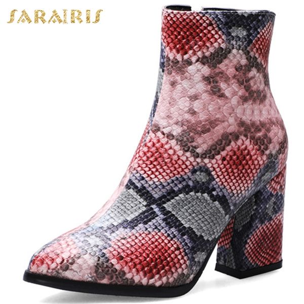 sarairis new fashion large size 32-43 chunky heels ankle boots women shoes woman zip up ins shoes women boots female, Black
sarairis new fashion large size 32-43 chunky heels ankle boots women shoes woman zip up ins shoes women boots female, Black